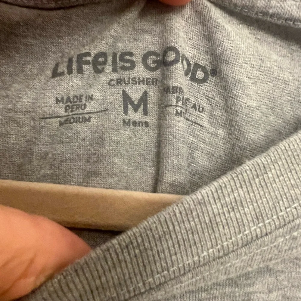 Life Is Good Gray Motivational T-Shirt - Picture 4 of 10